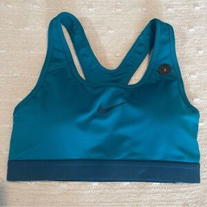 Nike Blue Sports Bra with Racerback Design